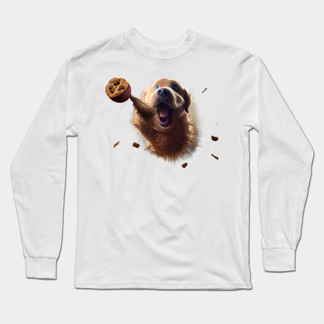 I require constant attention and snacks! Long Sleeve T-Shirt by goldenretriever_lilly